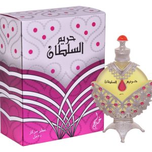 Buy Hareem Sultan Silver by Khadlaj Perfumes Unisex Perfume Oil - 1.18 Fl Oz Concentrated Floral Fragrance for Men and Women