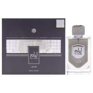 Buy Lattafa Liam Grey Eau de Parfum Spray for Unisex, 3.4 Ounce