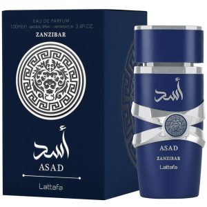 Buy Lattafa Asad Zanzibar for Men Eau de Parfum Spray. 3.4 Ounce